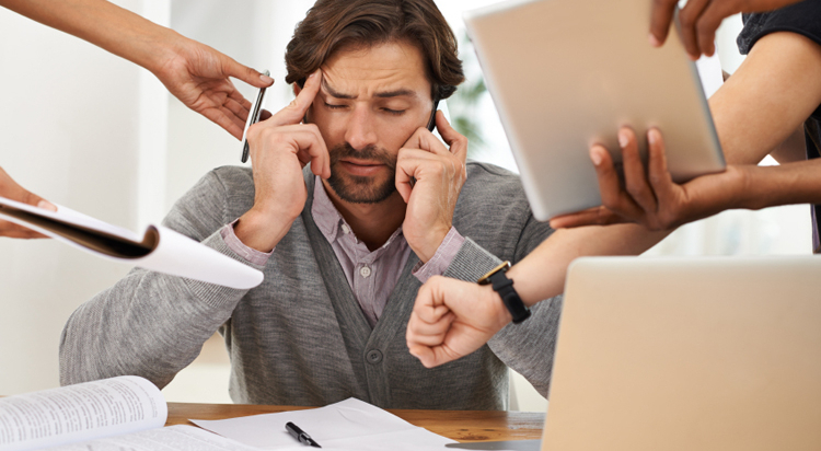 How to Reduce Stress at Work - MAD Office Hero